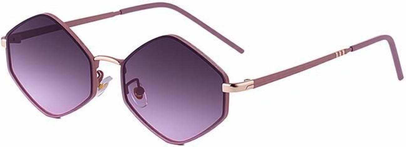 

Винтажные шестиугольные солнцезащитные очки в стиле стимпанк для женщин, роскошные, классические, в стиле панк, с защитой от УФ-излучения UV400, ретро, ​​для вождения TVTBBVV, C4graypink