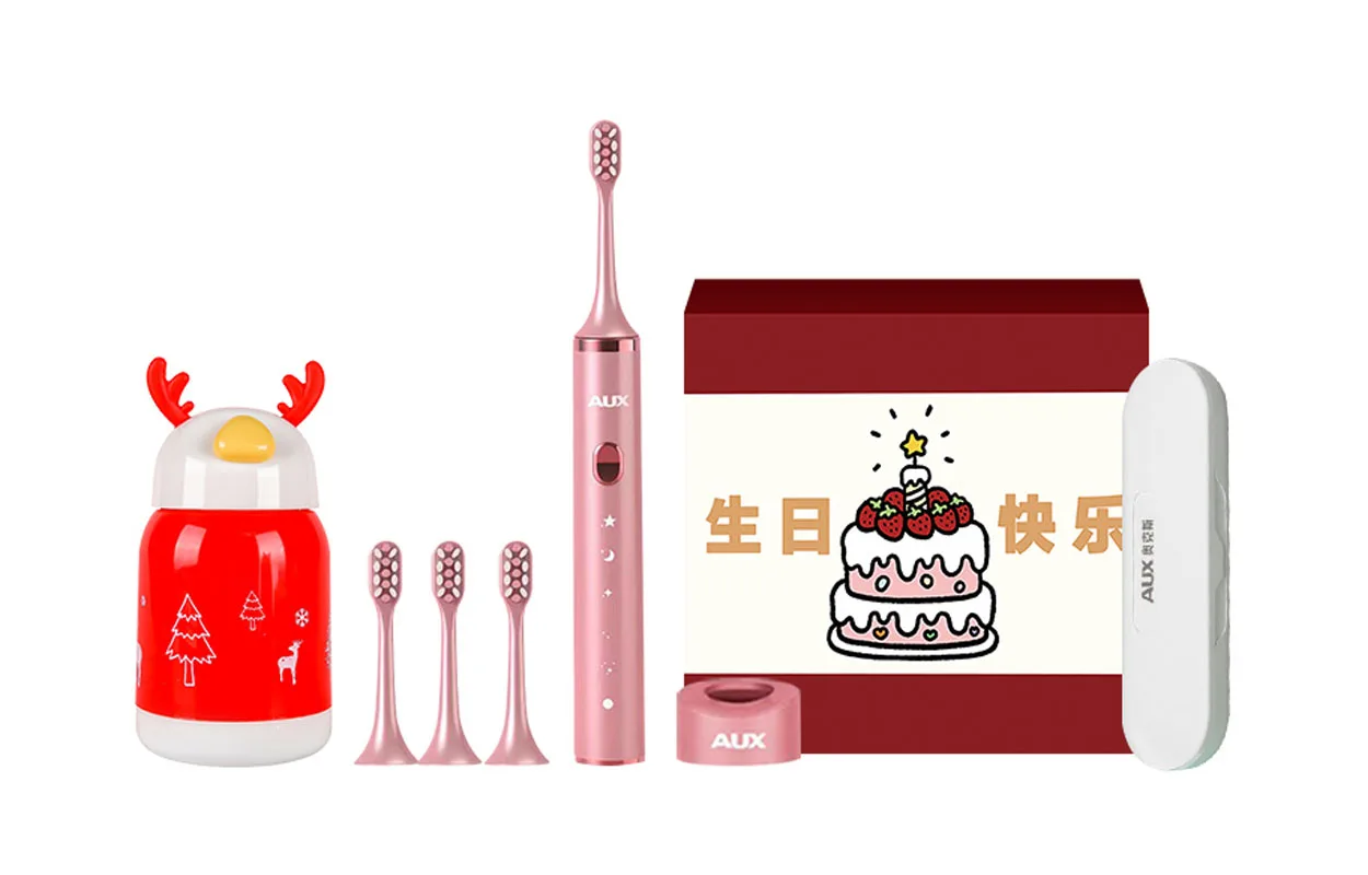 Электрическая зубная щетка AUX, A7 Pink Cake Surprise Premium Box