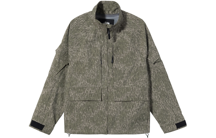 

Курка Apex Shell от Stussy, серо-зеленая, Зеленый, Курка Apex Shell от Stussy, серо-зеленая