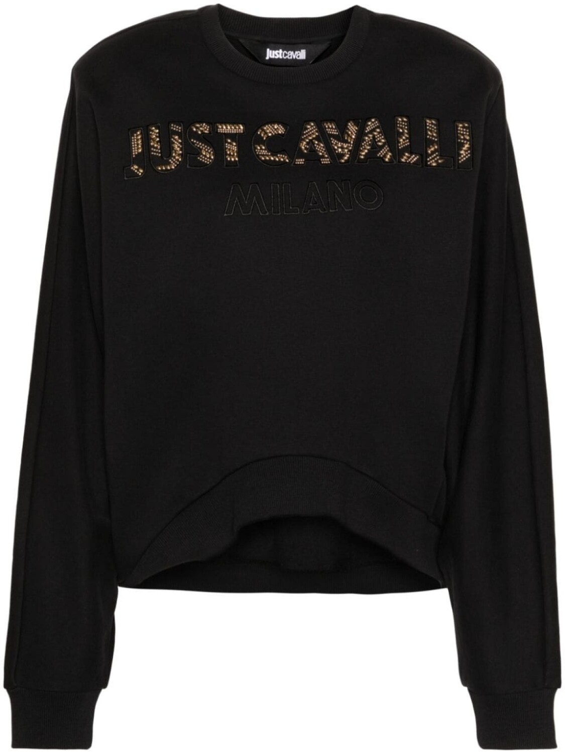 

Just Cavalli толстовка с заклепками, черный