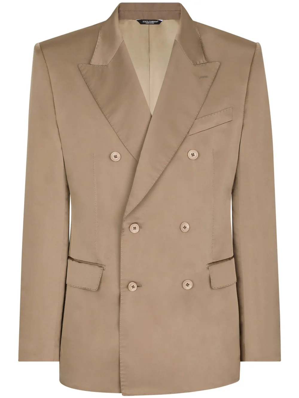 

Двубортный пиджак DOLCE & GABBANA, коричневый
