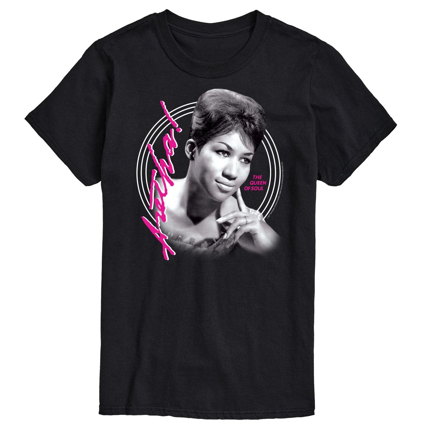 

Футболка Big & Tall Aretha Franklin Queen Of Soul License, черный