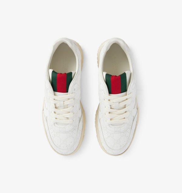 Кроссовки Re-Web Supreme из плотной ткани с низким верхом Gucci, белый — фото 2