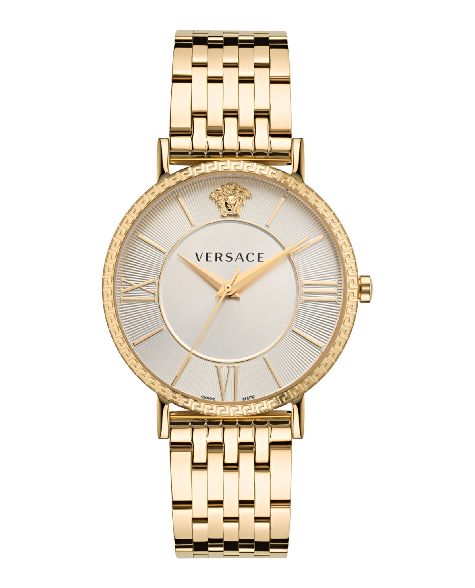 

Часы V-Eternal Versace, золотой/золотой/серебряный