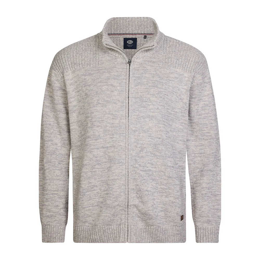 

Свитер Petrol Industries M-3050-KWC2160 с полной застежкой-молнией, серый