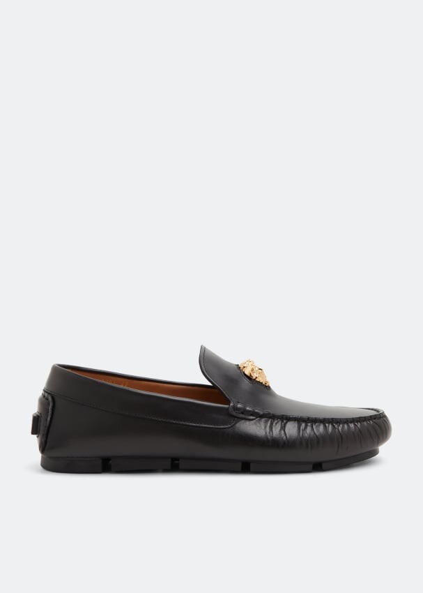 

Лоферы Versace Medusa Driver, черный