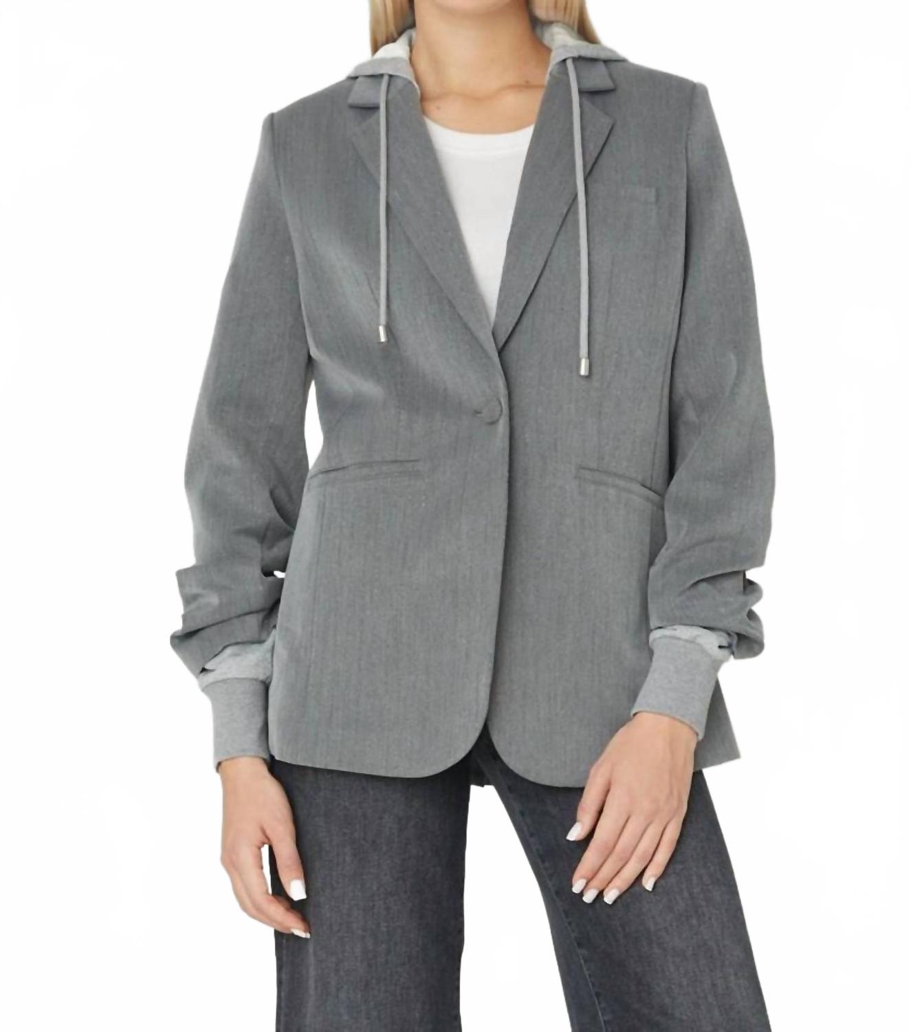 

Куртка Brandi в серую полоску Js71, серый