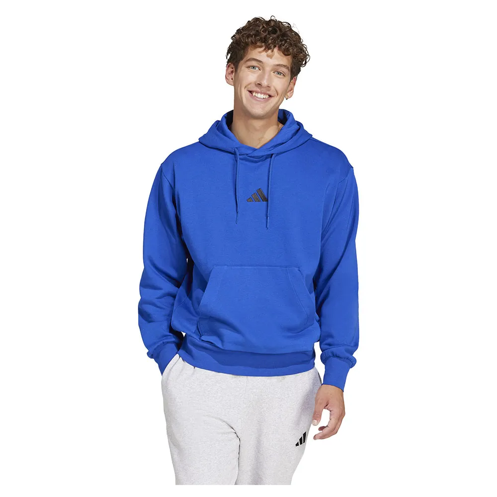 

Худи adidas Essentials Feelcozy Fleece, синий
