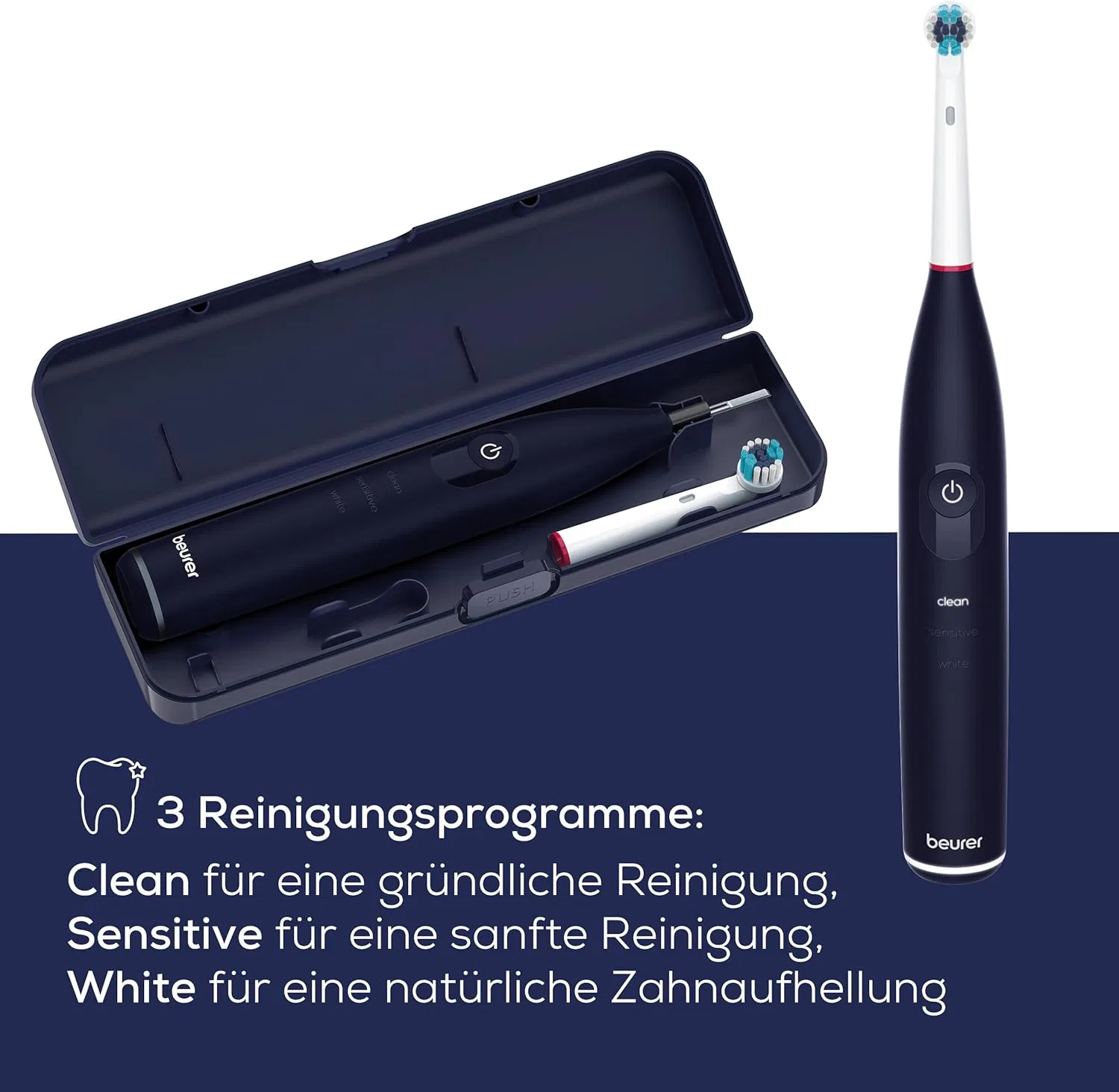 Электрическая зубная щетка TB 50 от Beurer Beurer, Premium - Black — фото 3