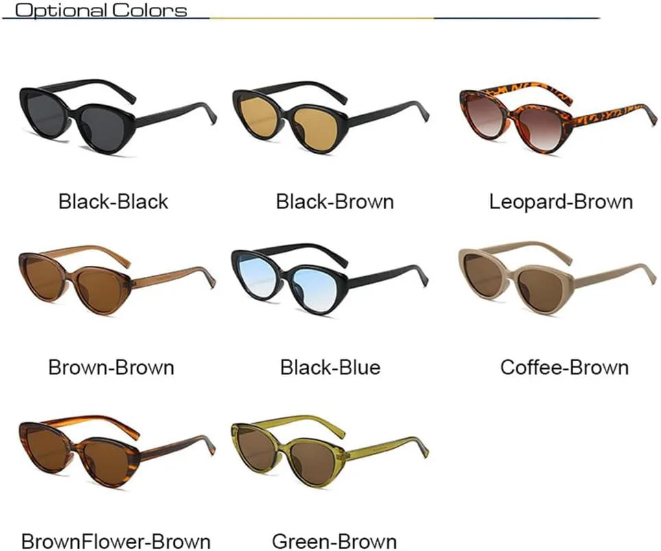 

Солнцезащитные очки UV400 с градиентной расцветкой «кошачий глаз» для женщин и мужчин, для бега и занятий спортом на открытом воздухе UYPTK, Coffee-brown