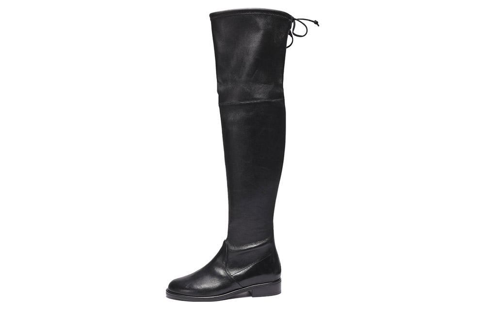 Высокие сапоги до колена Stuart Weitzman женские черные