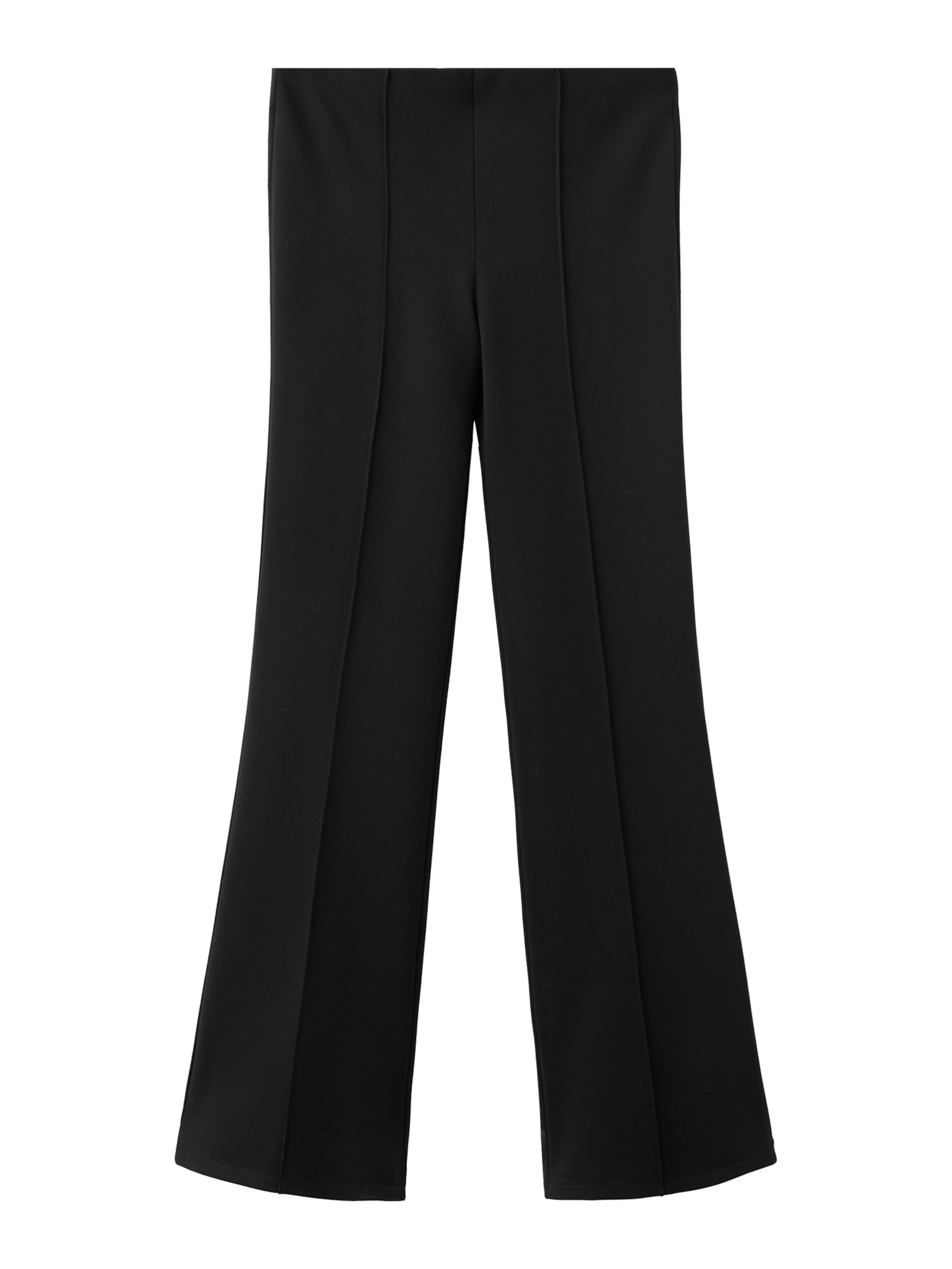 

MANGO Брюки-легинсы Boot cut 'DELFI' в черном цвете