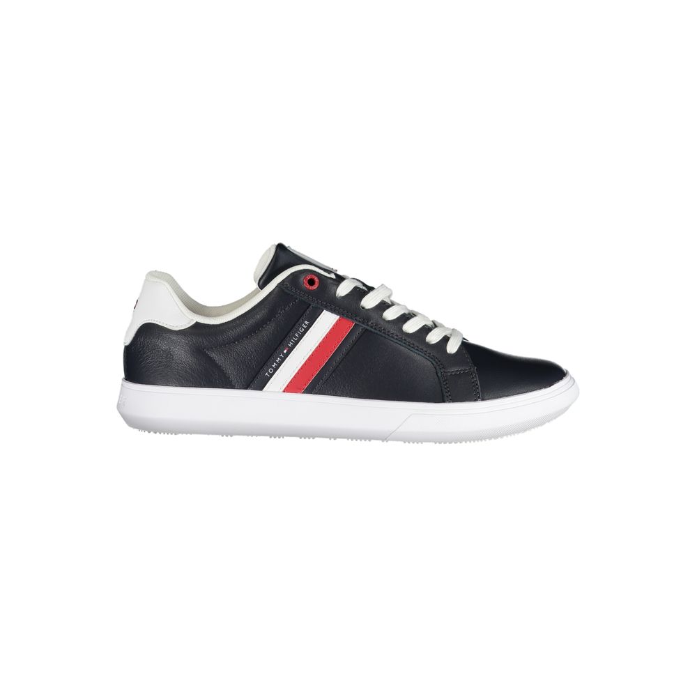 

Элегантные синие кроссовки на шнуровке с контрастными деталями Tommy Hilfiger
