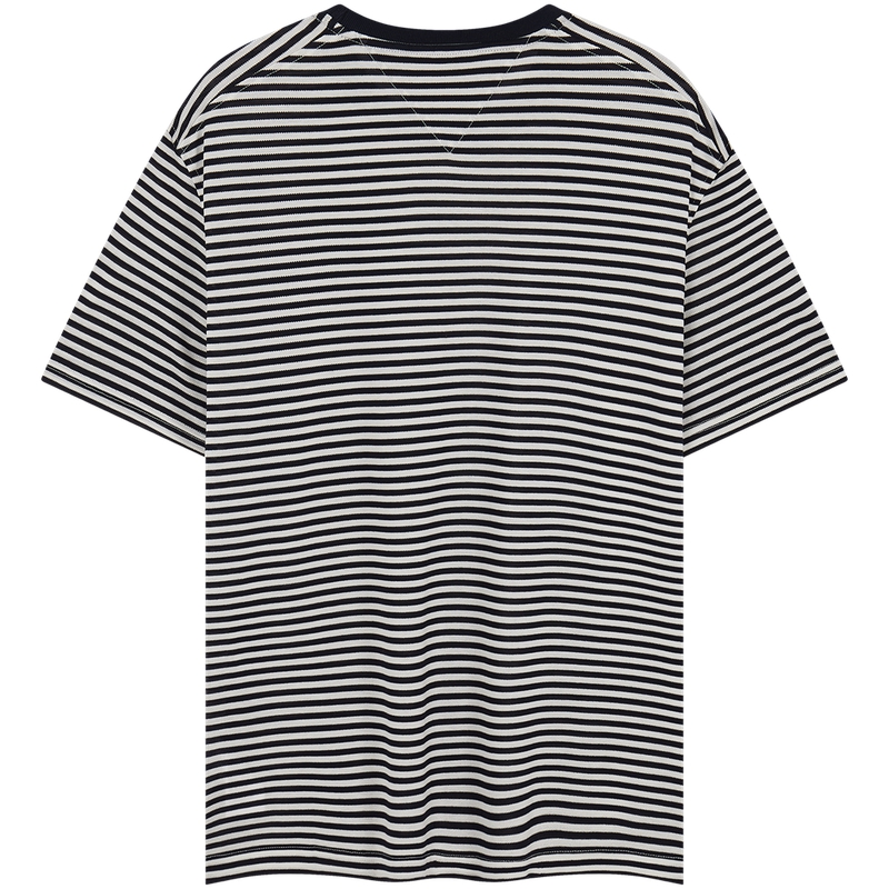 Tommy Hilfiger Футболка Men's Black White Stripes Z00 — фото 3