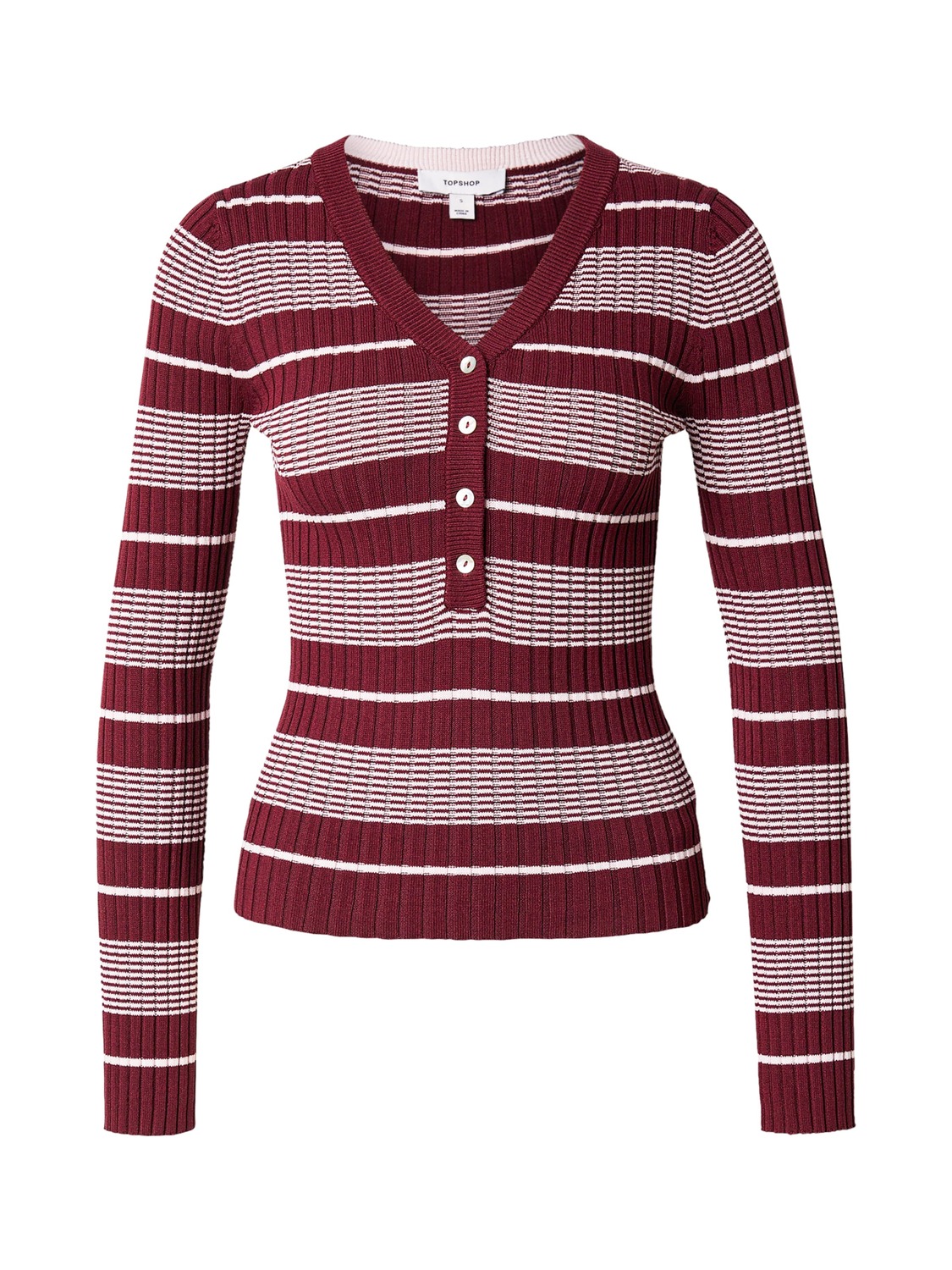 

TOPSHOP Свитер 'TRISTA' в карминно-красном цвете