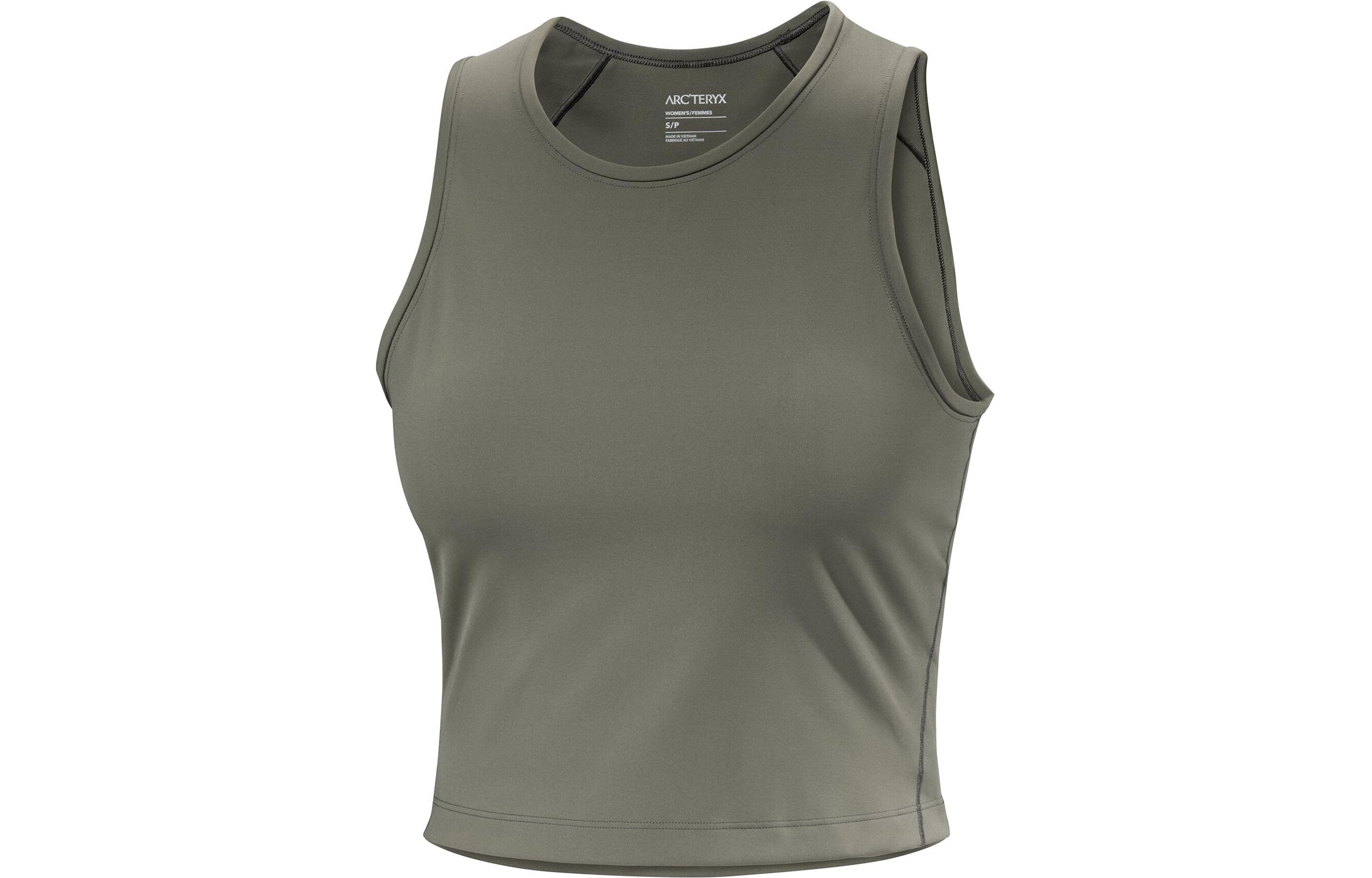 

Майка женская с круглым вырезом, средней толщины, другие Arcteryx, dusty зеленый/forage