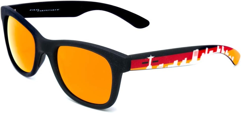 

Солнцезащитные очки Italia Independent с изображением немецкого флага, прямоугольные, унисекс, с инновационными технологиями, для мужчин и женщин, в фирменном футляре, Black