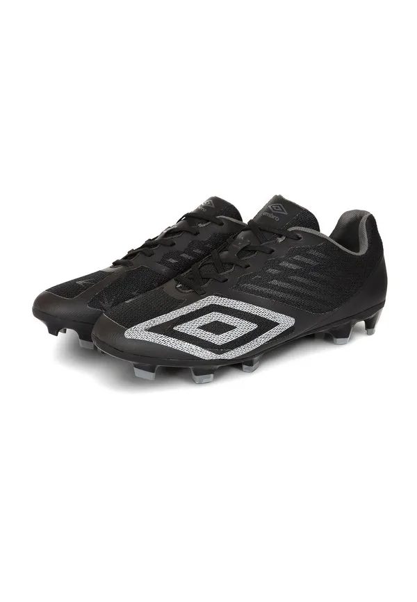 Футбольные бутсы velocita decima team fg firmground Umbro, Black Shimmer Gunmetal Pirate Black — фото 2