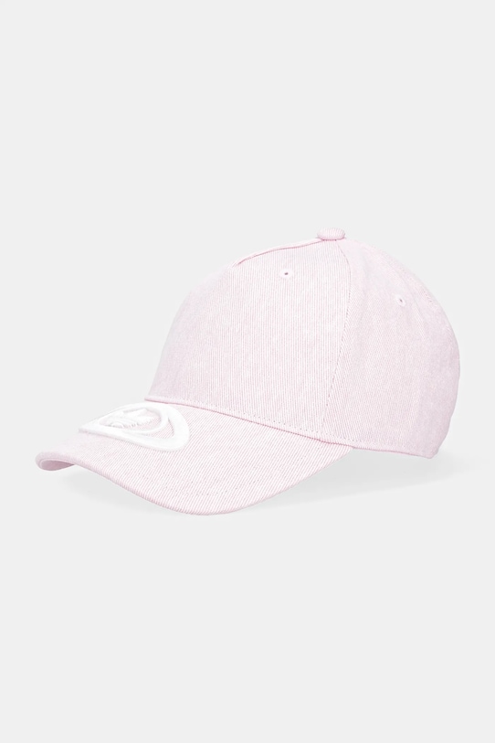 

Хлопковая кепка с козырьком Adidas Originals, розовый