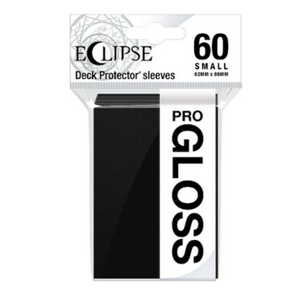 

Аксессуары Ultra Pro Sleeves: - Jet Black - Eclipse Gloss, Small (60ct)