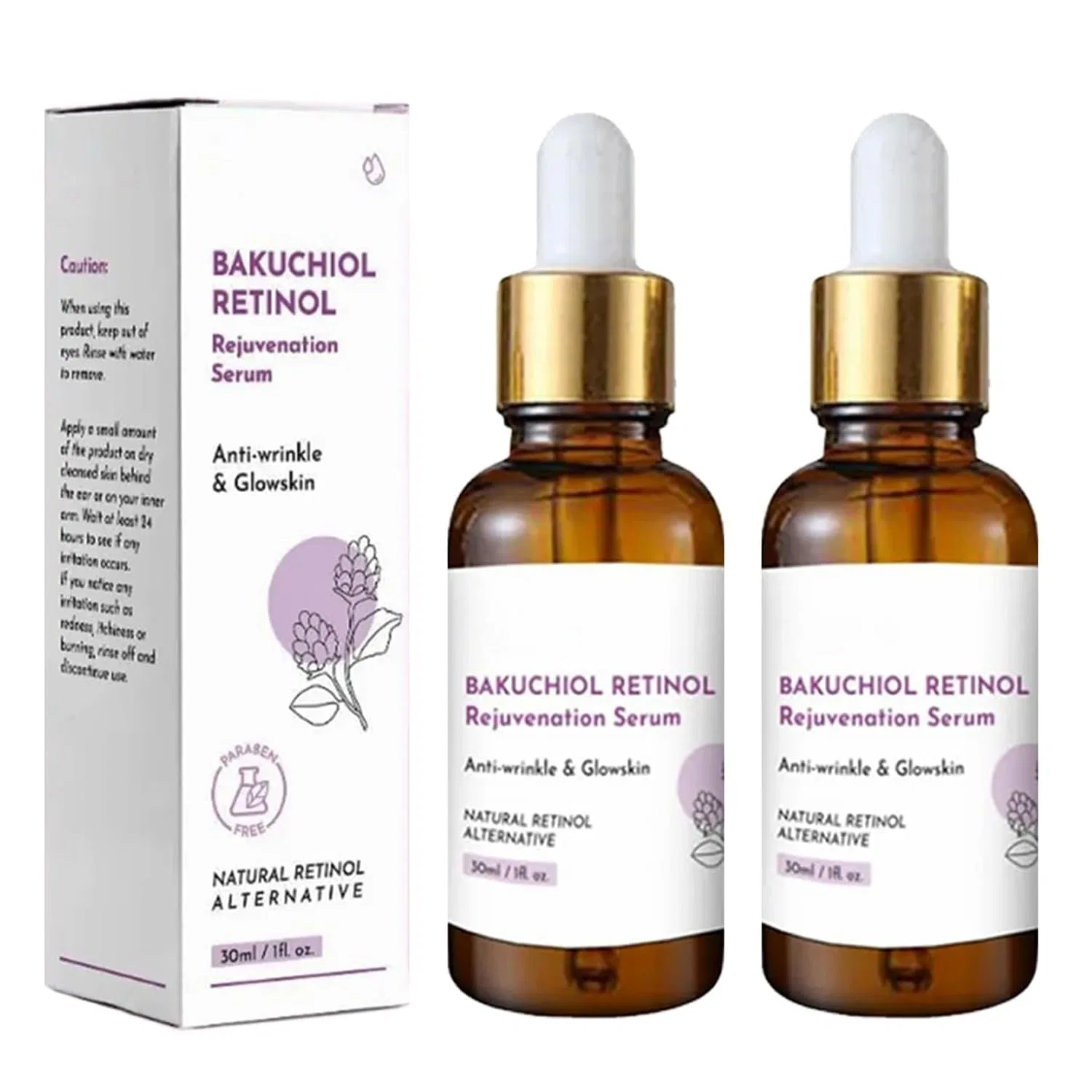 Сыворотка Buobiy — Омолаживающая для лица Venature Bakuchiol Retinol, . , 2Pcs, 30 мл