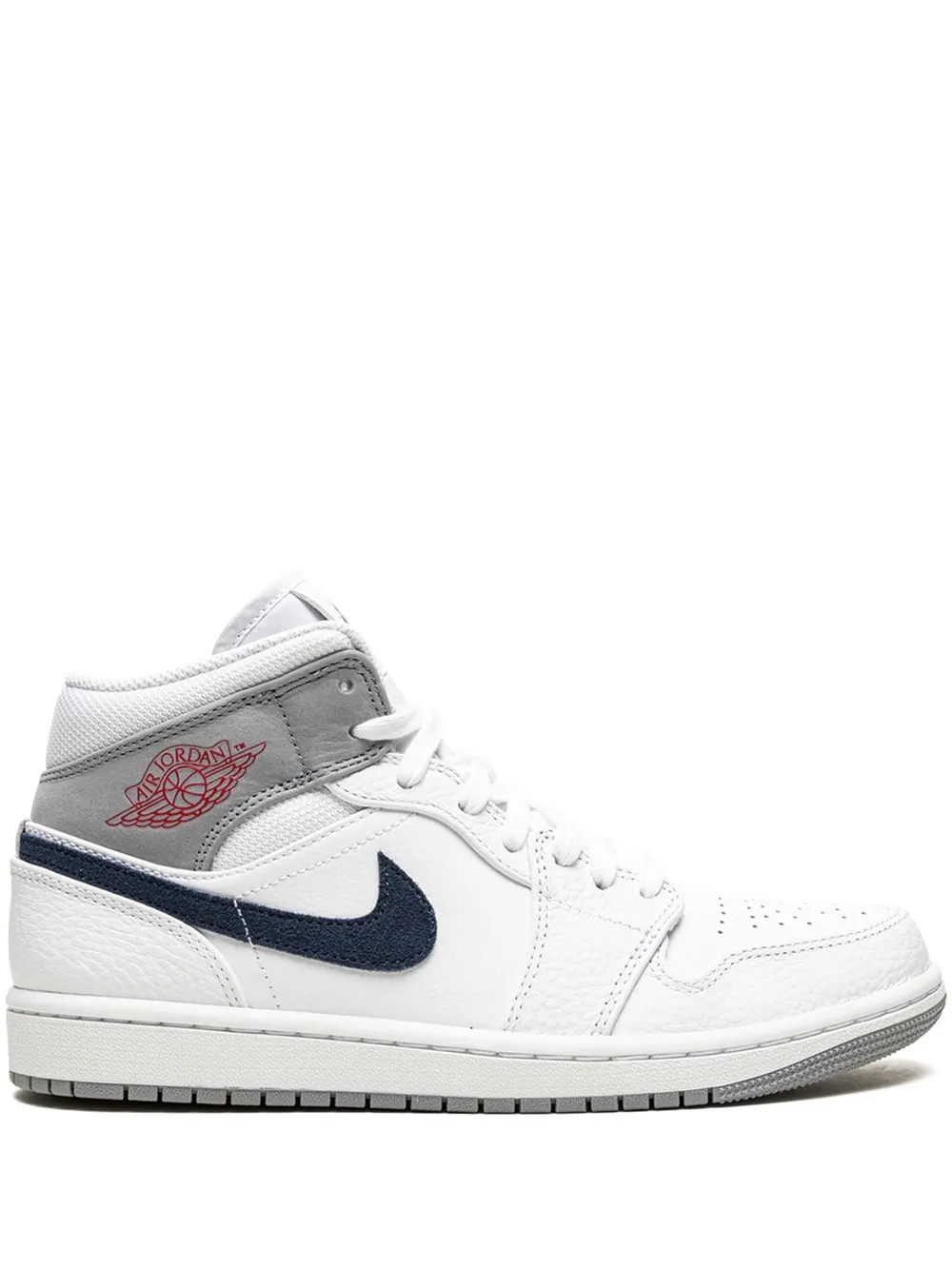 Кроссовки Air Jordan 1 Mid 'Paris' Nike, белый