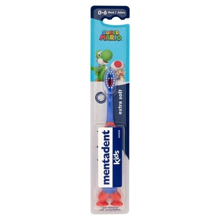 

Детская зубная щетка Super Mario Extra Soft от 0 до 6 лет Mentadent