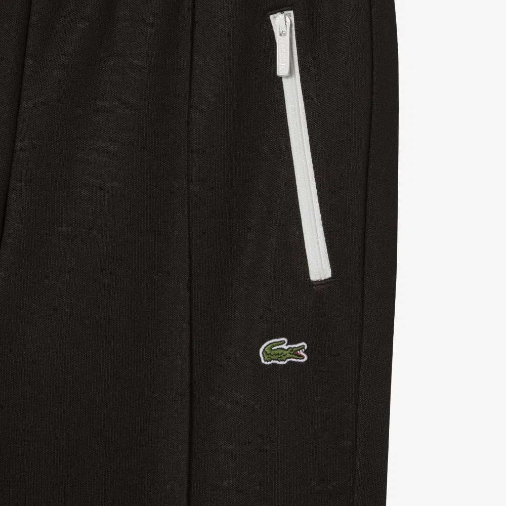 Спортивные брюки Lacoste Interlock Pique Sweatpants коричневые — фото 2