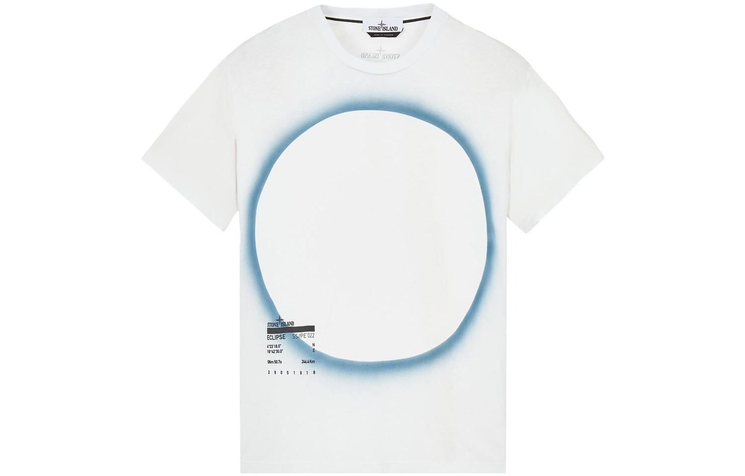 

Футболка мужская Ice Blue And White Stone Island, белый