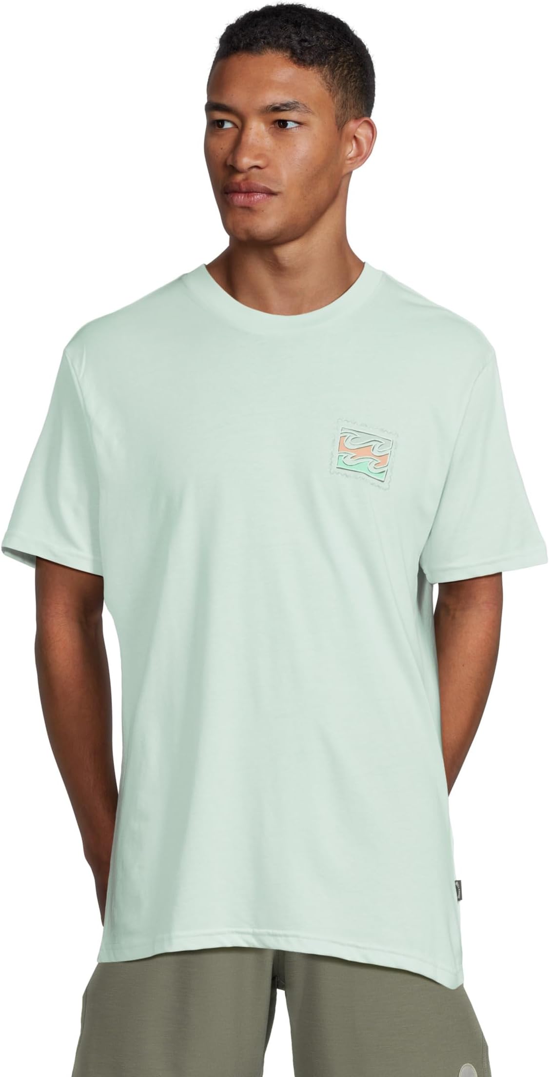 

Мужская футболка Crayon Wave Premium с коротким рукавом Billabong, Sea Glass