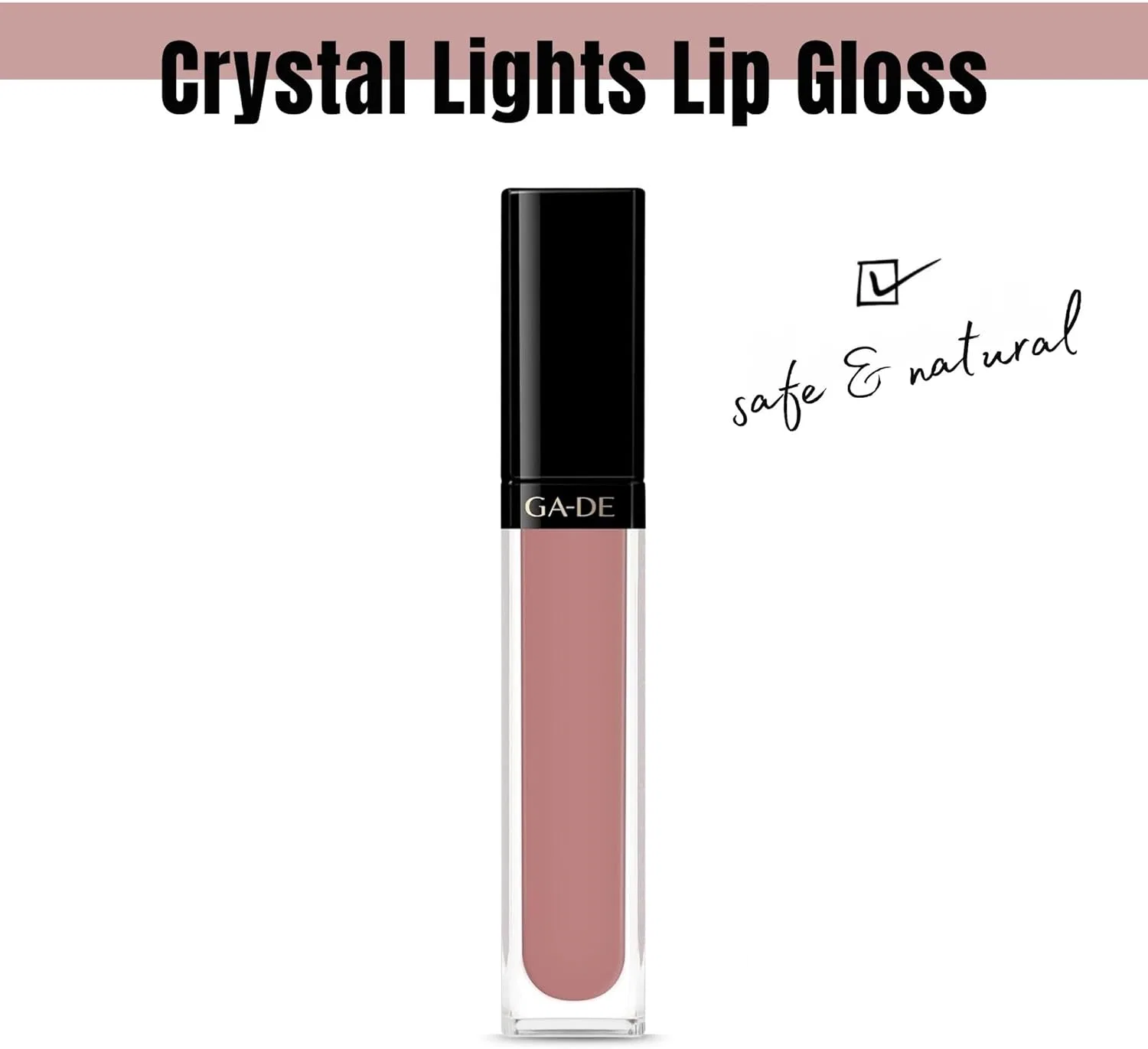 Блеск для губ GA-DE Crystal Light Lip Gloss 824 Marvelous Mauve 5.67 г — фото 4
