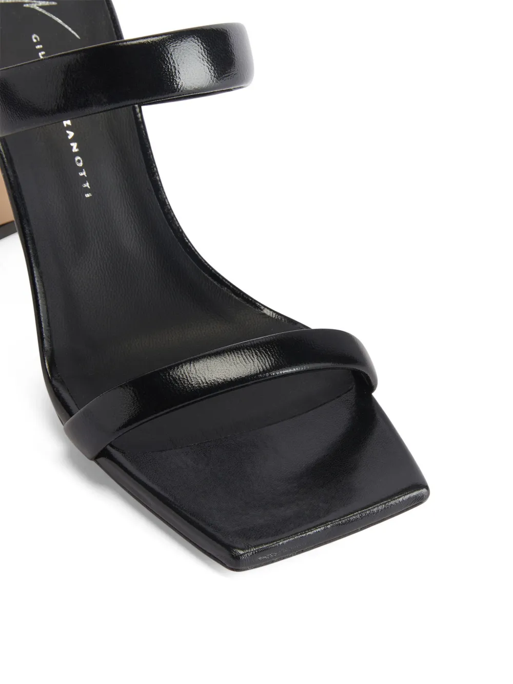Лакированные босоножки Flaminia 85 Giuseppe Zanotti, черный — фото 4