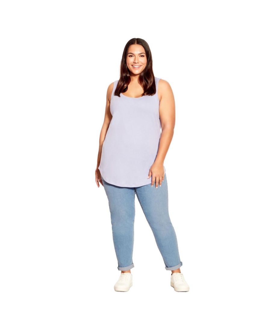 

Женские джинсы-стретч для высоких девушек из денима AVENUE, Light wash