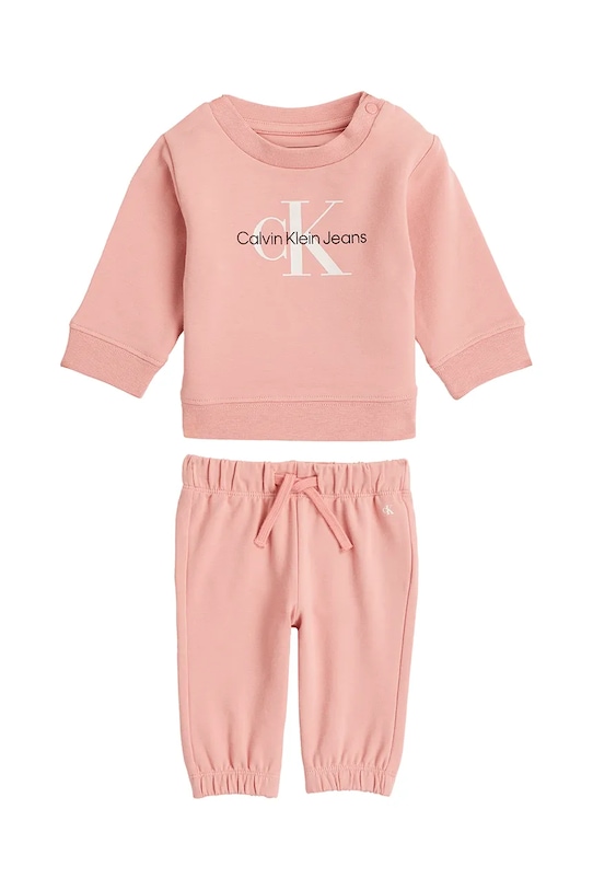 

Детский комплект из 3 предметов Calvin Klein Jeans, розовый
