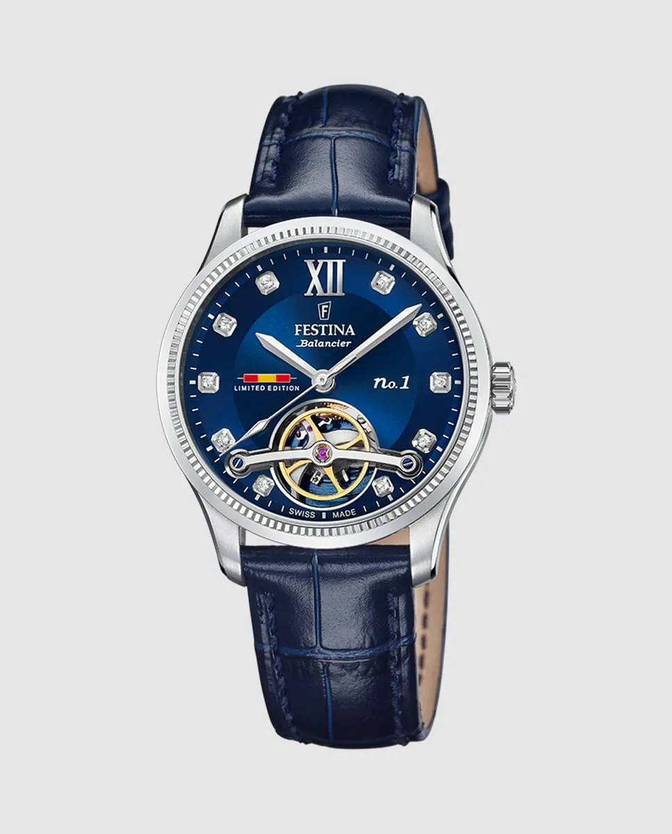

F0120/2 Специальные выпуски женские часы в синей коже Festina, синий
