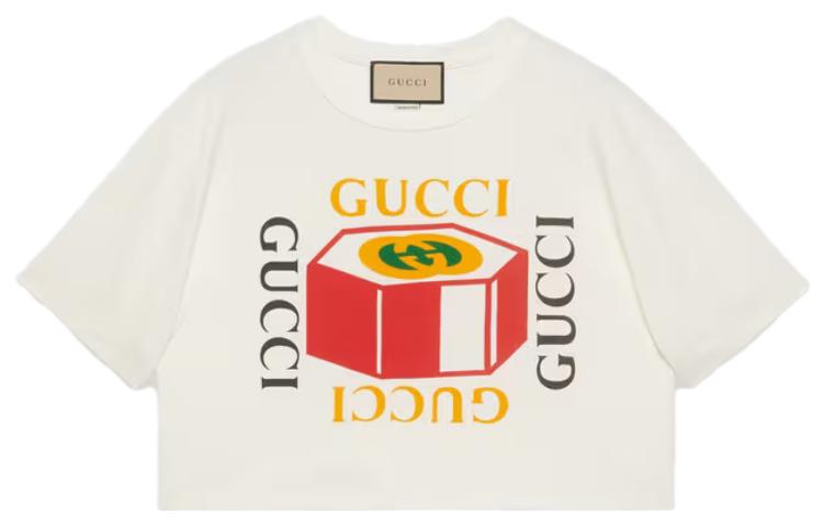 

Футболка женская SS23 цвета экрю GUCCI, Ecru