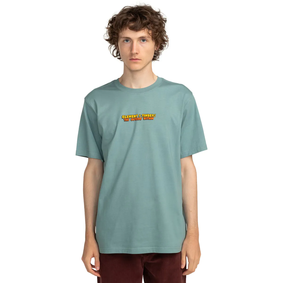 

Мужская футболка Happy Camper Element, цвет Verde azulado