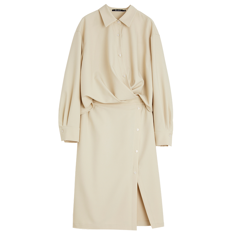 

Женское платье с длинными рукавами ELLE, черный