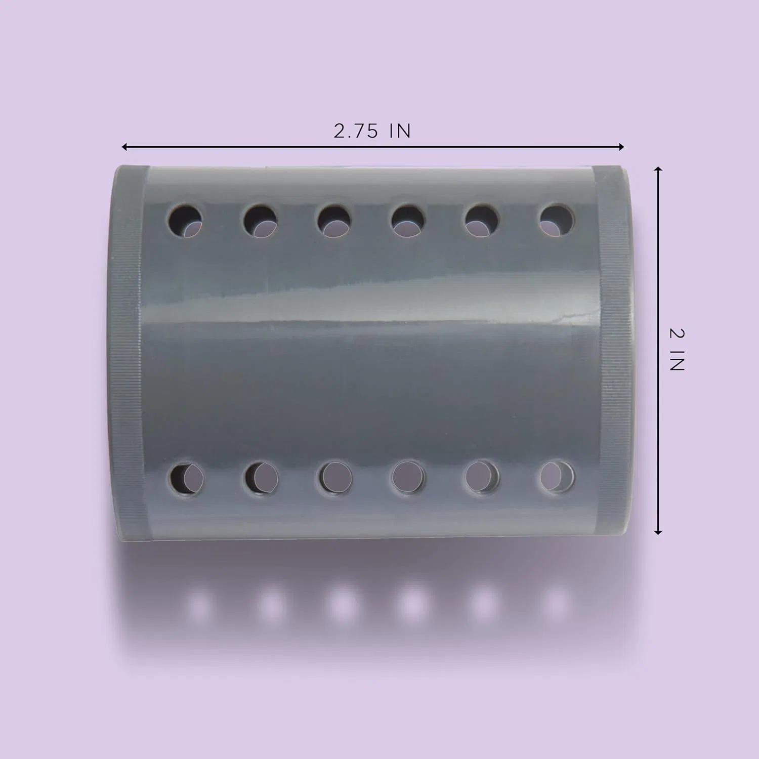 Магнитные бигуди Diane Magnetic Roller, серые, 2 дюйма, 12 шт. Diane — фото 4