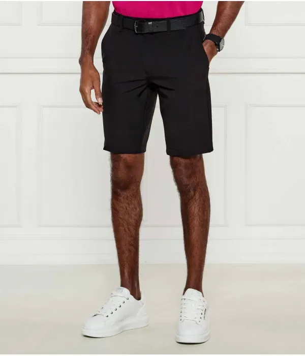 Шорты S_Commuter slim fit Boss Green, черный — фото 3