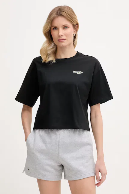 Топ Lacoste Укороченный, Черный