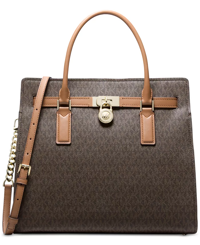 

Большая сумка Hamilton Michael Kors, коричневый/бежевый