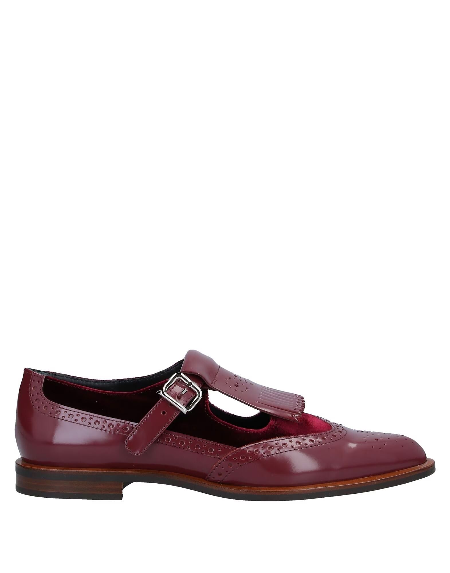 Лоферы Tod'S, гранатовый