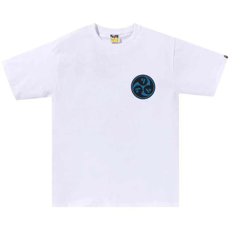 

Футболка BAPE Japan Culture Mitsudomoe 'White', белый