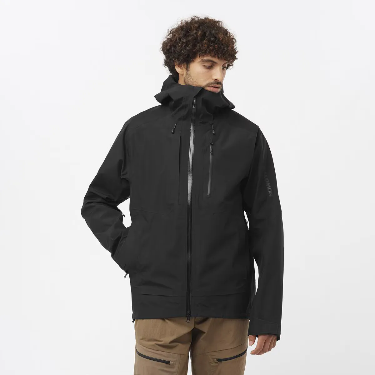 

Мужская куртка Salomon Outline 3L Gore-Tex Shell, чёрный