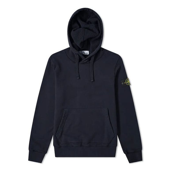 

Куртка garment dyed popover jacket 'navy' Stone Island, синий