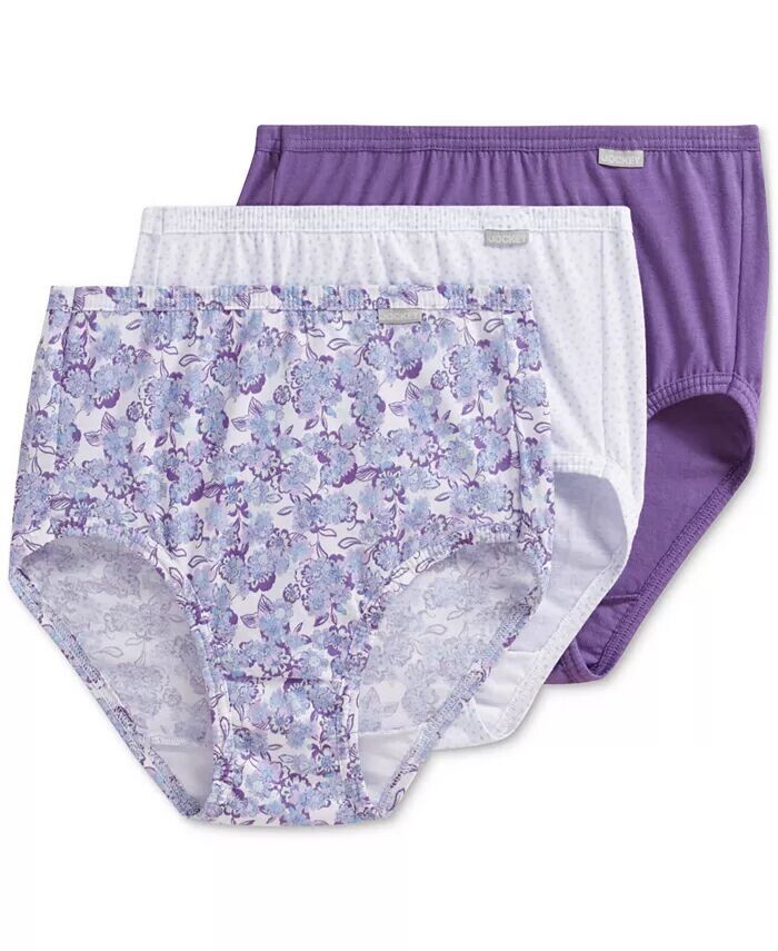 

Комплект нижнего белья Elance Brief, 3 шт. 1484, 1486, расширенные размеры Jockey, фиолетовый