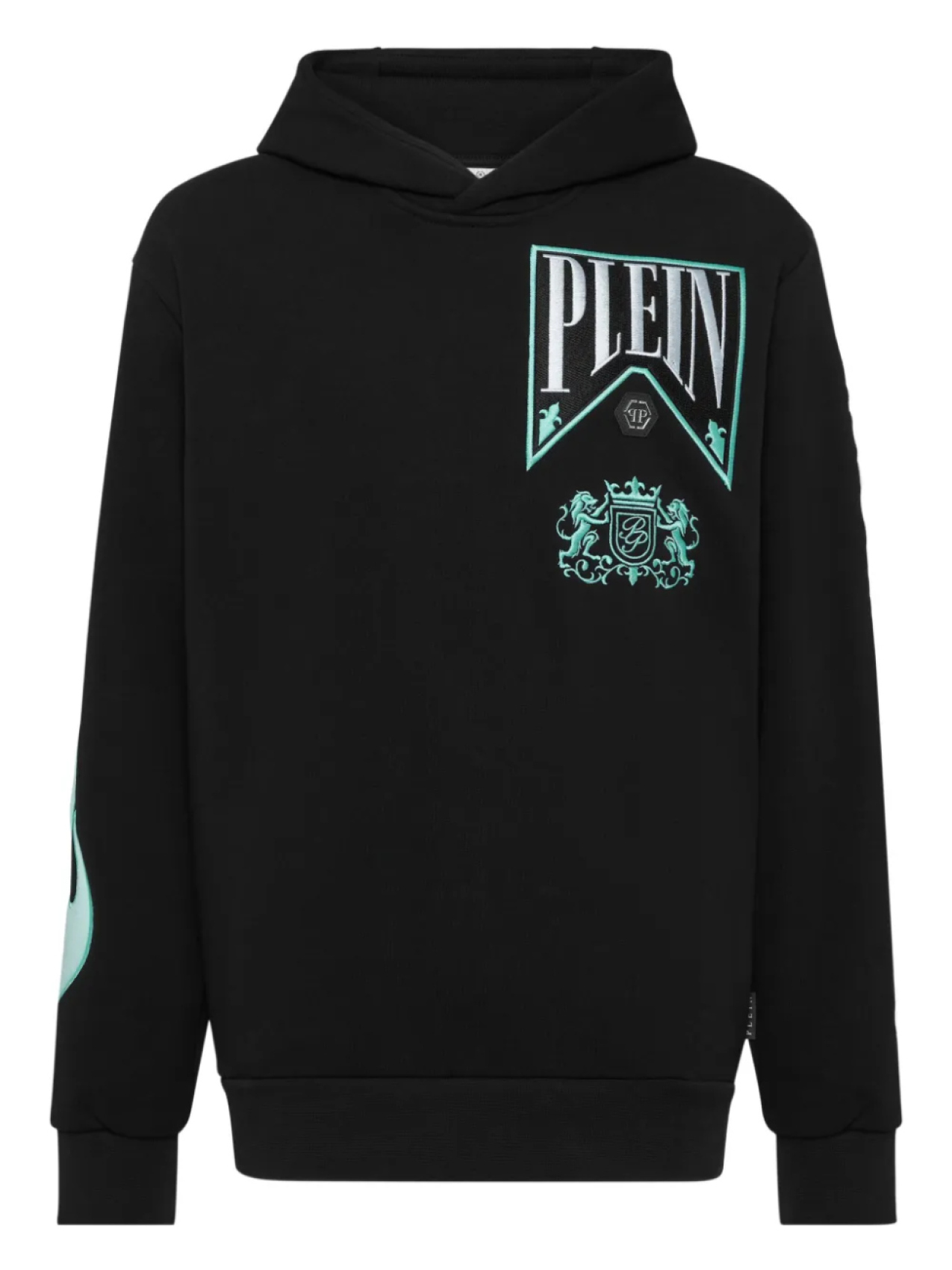 

Толстовка Philipp Plein Flame Racing, черный