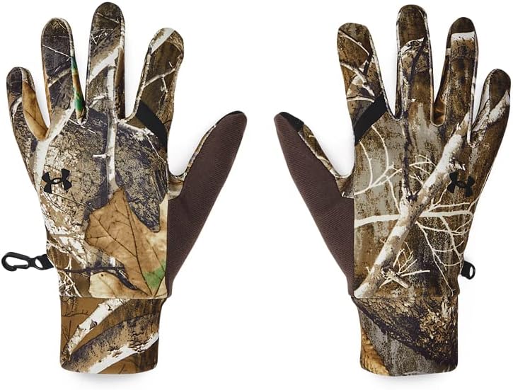 

Перчатки Under Armour mens Early Season Liner, (991) Realtree Edge/Maverick Brown/Black