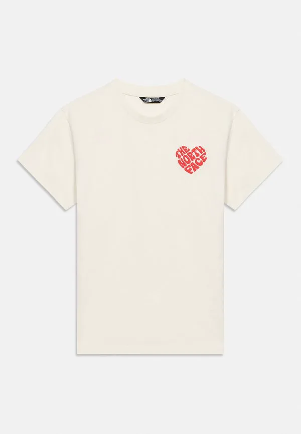 Футболка с коротким рукавом и принтом, от brand proud, свободного кроя. The North Face, White Dune — фото 3